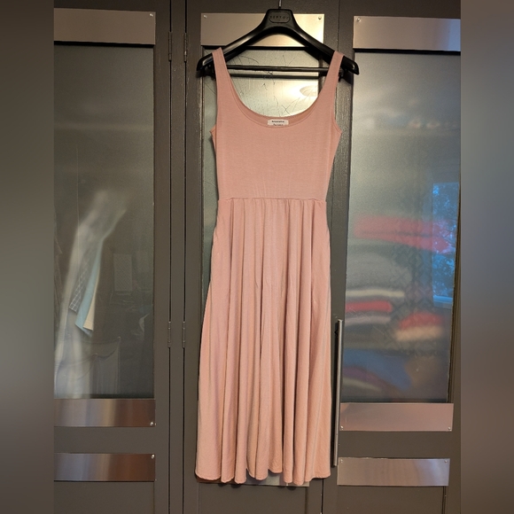 Reformation Rou Soft Pink Knit Midi Dress - Picture 4 of 7